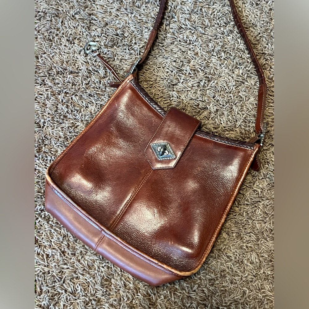 Brighton Brown Leather Shoulder Bag